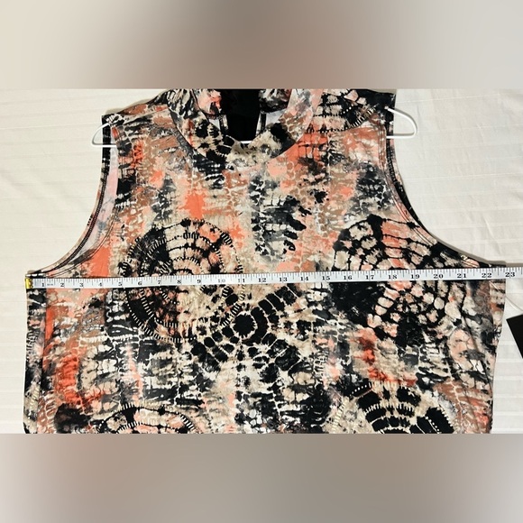Robbie Bee Signature Halter Tie Back Sleeveless Dress Tie Dye Geometric XL NWT - Picture 12 of 15